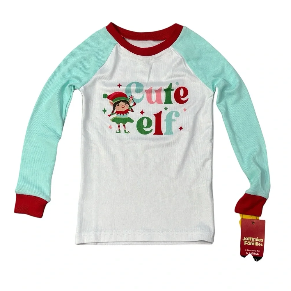 Jammies for your Families Cute‎ Elf Pajama Set - Size 4 NWT